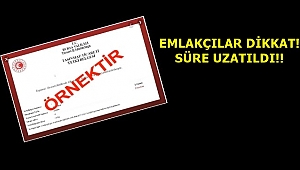 Emlak İşletmelerine Belge için Ek Süre!