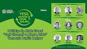 7.Türkiye İş Ahlakı Zirvesi ''Yeşil Ekonomi ve Çevre Ahlakı'' Temasıyla Bugün Yapıldı